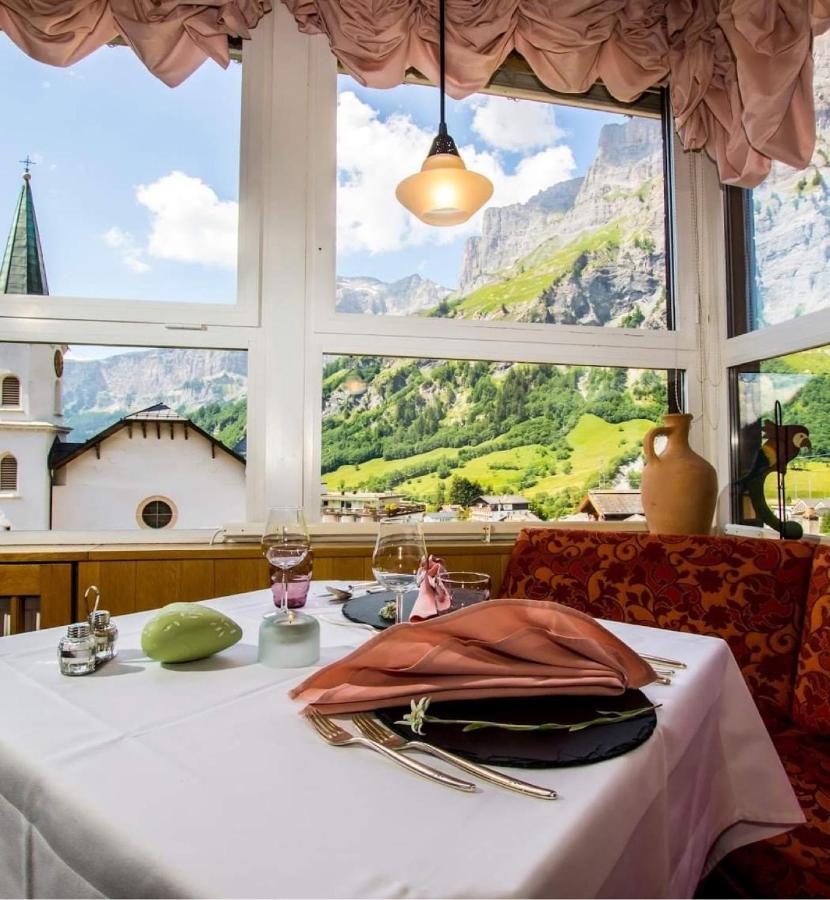 Hotel Restaurant Escher Leukerbad Esterno foto